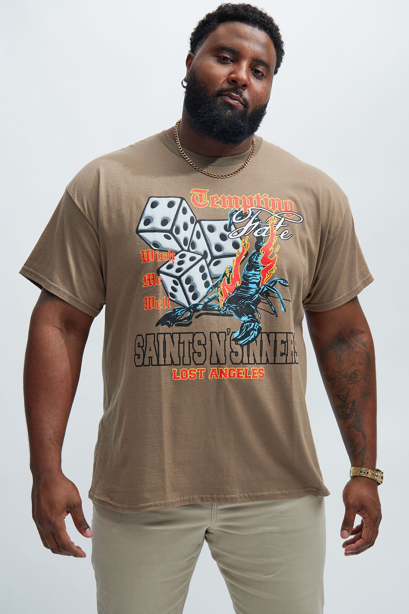 Fate Wishing Short Sleeve Tee - Tan sold by Fashion Nova product image thumbnail 4