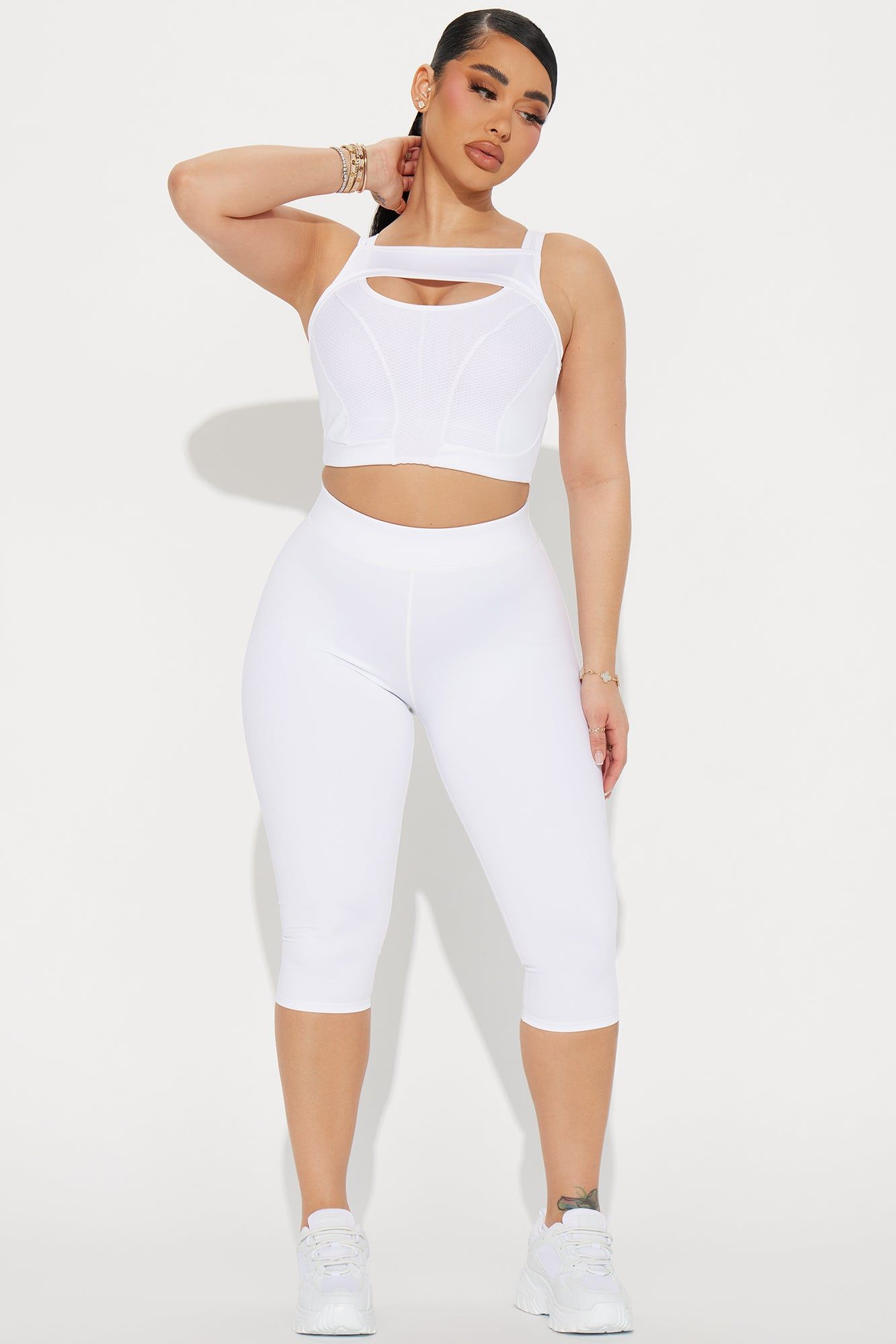 Bodyshot Elevate Sports Bra - White sold by Fashion Nova product image thumbnail 2
