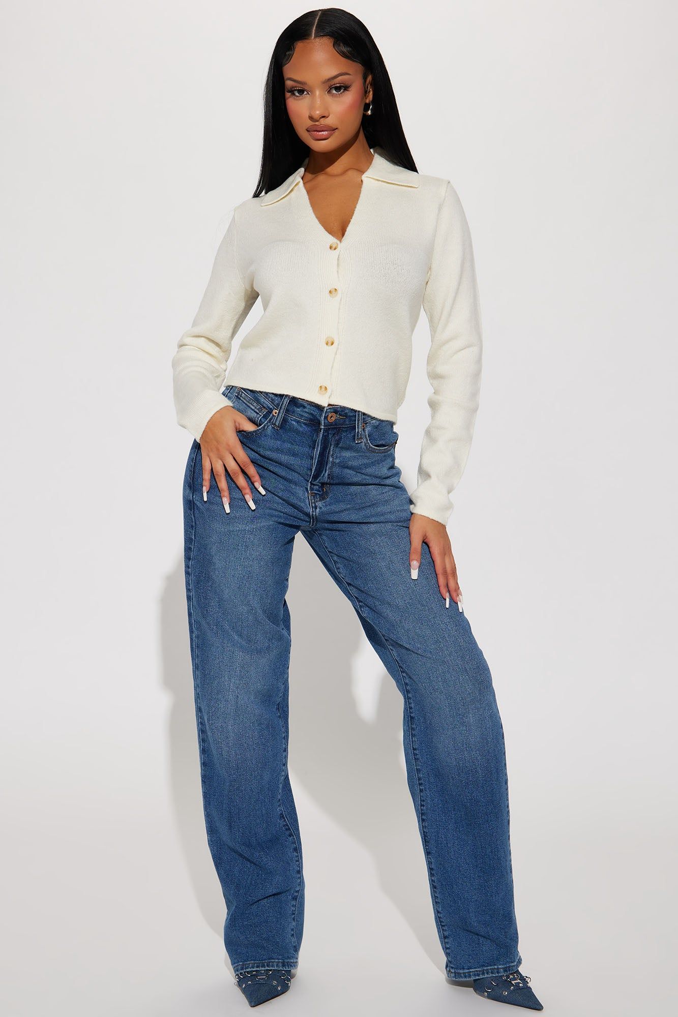 Irina Cardigan - Cream sold by Fashion Nova product image thumbnail 2