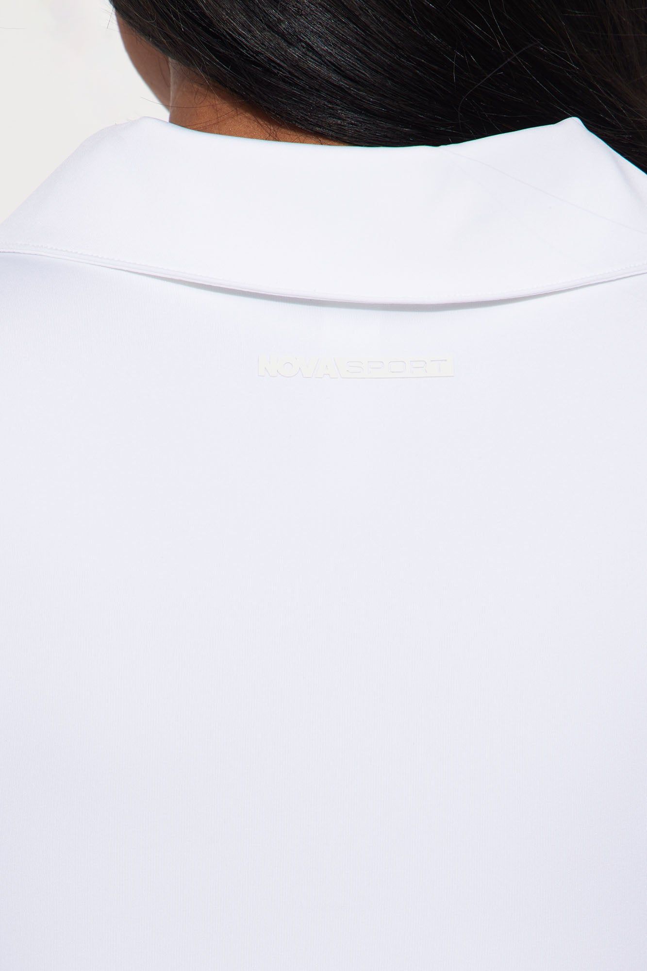 Tennis Play Elevate Active Top - White sold by Fashion Nova product image thumbnail 4