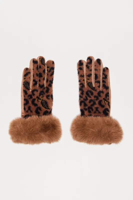 She's Fierce And Classic Gloves - Leopard sold by Fashion Nova