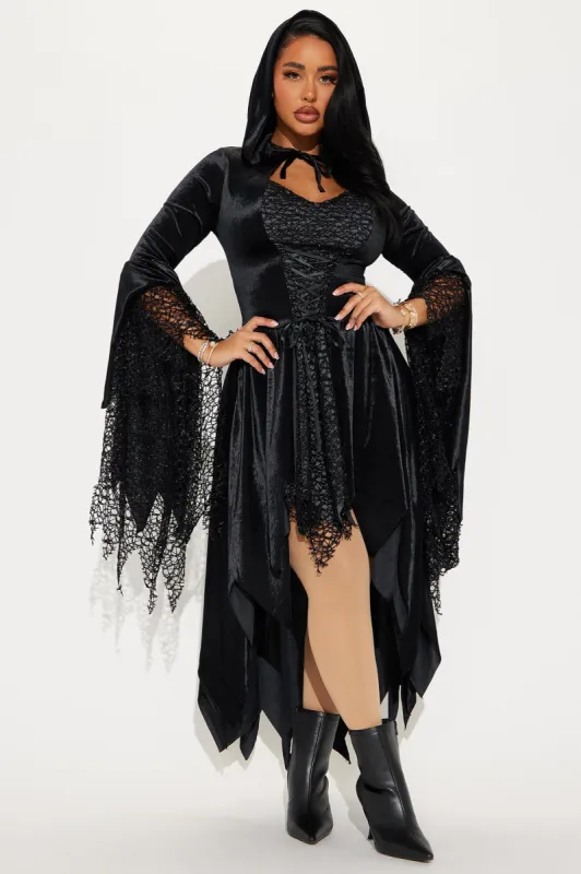 Bewitching Beauty 1 Piece Costume - Black sold by Fashion Nova