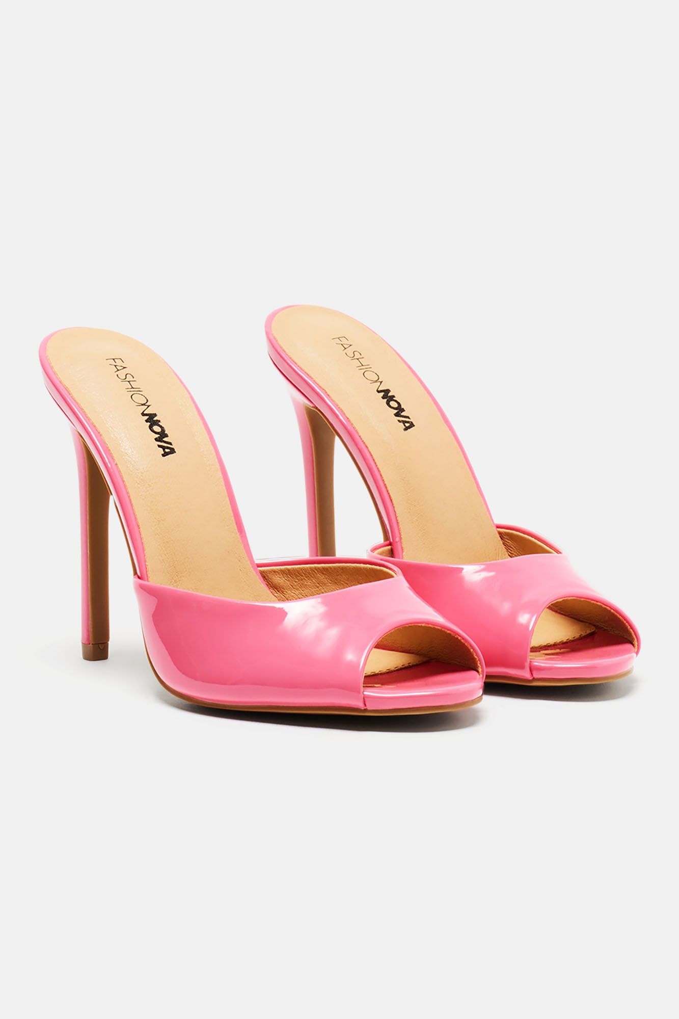 Just For Me Heeled Sandals - Pink sold by Fashion Nova