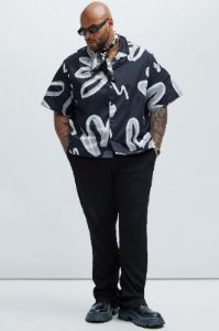 Sprout Shirt - Black/combo sold by Fashion Nova