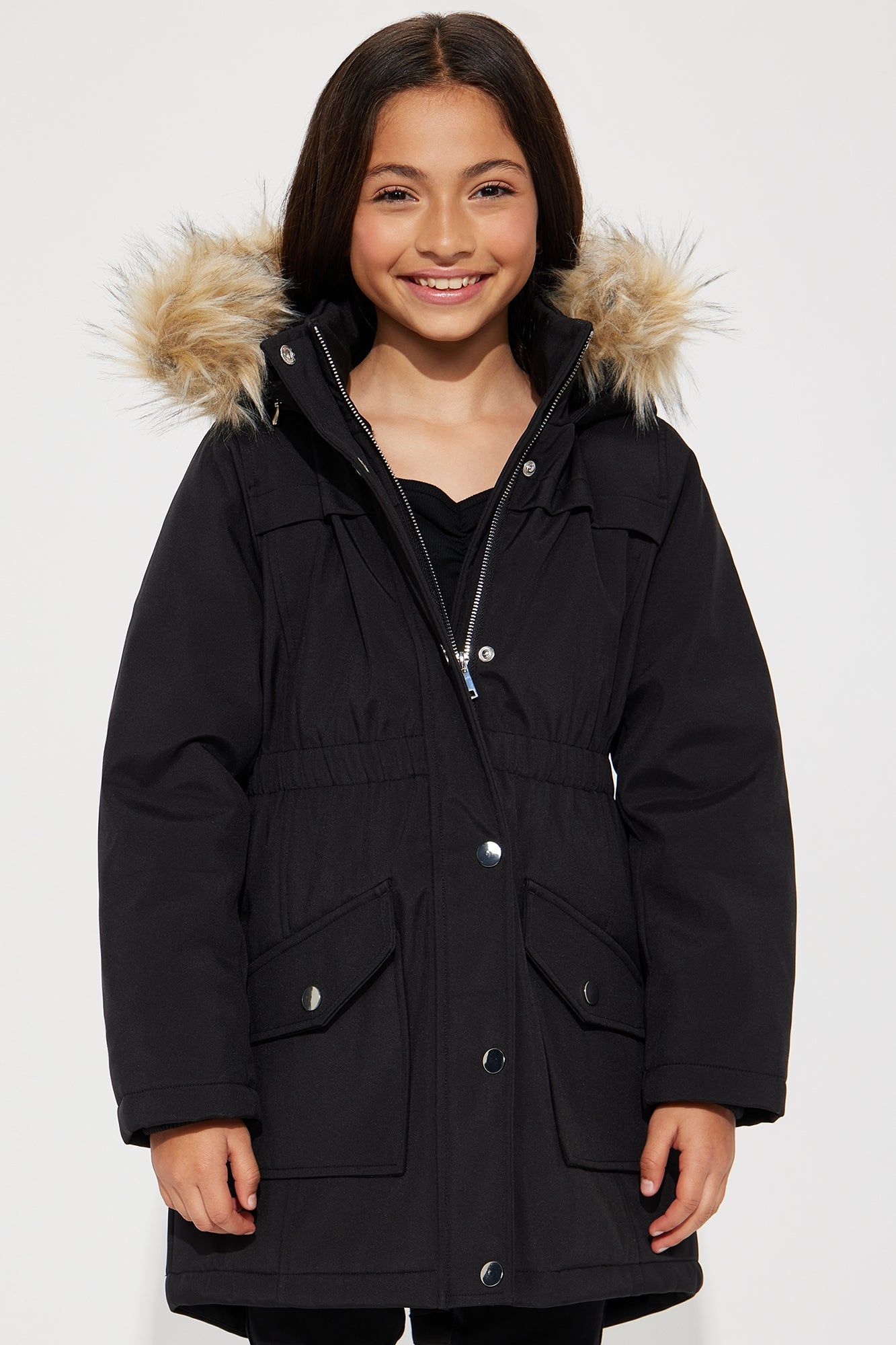 Mini Cozy Inside Puffer Jacket - Black sold by Fashion Nova product image thumbnail 3