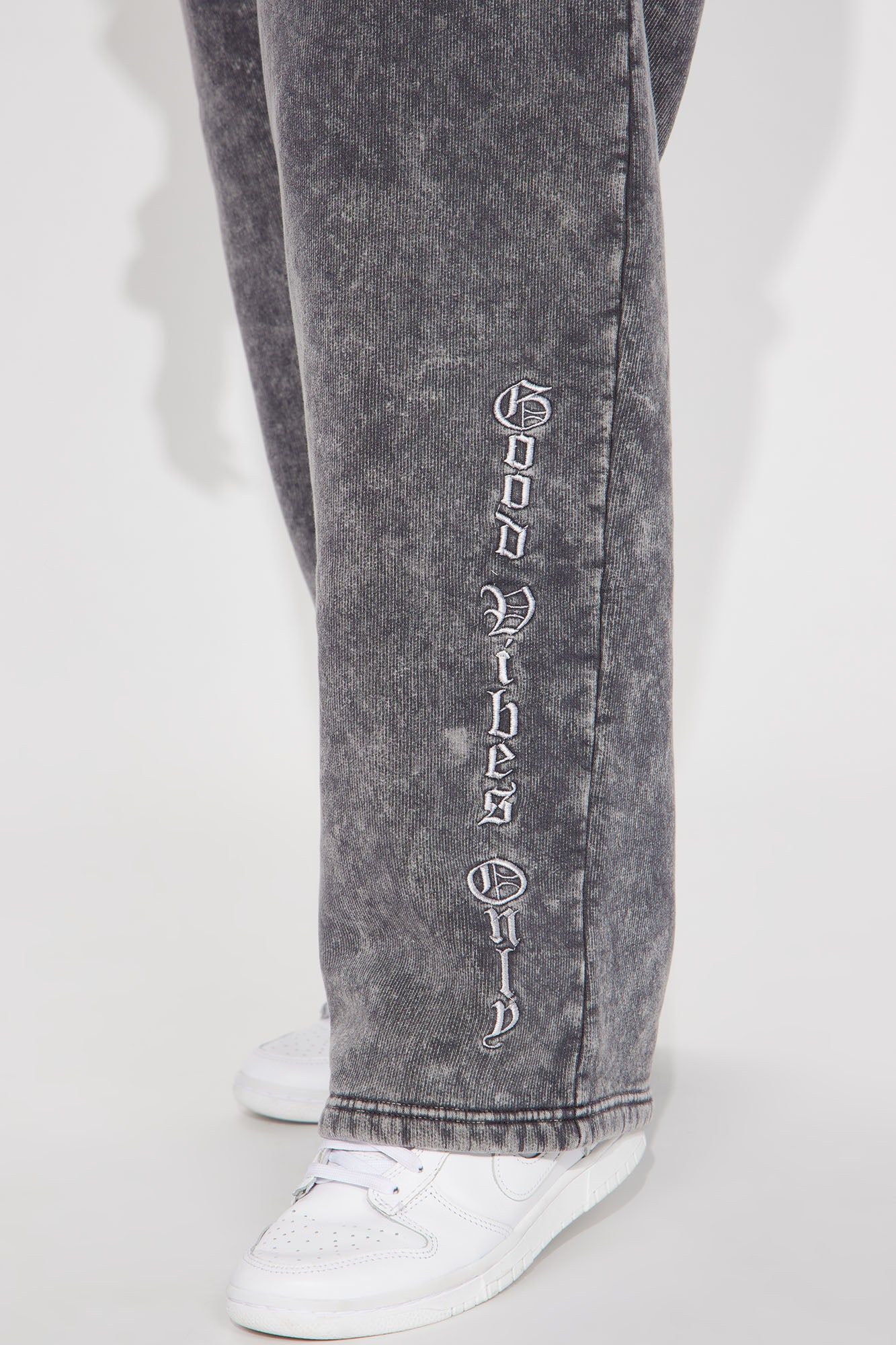 Good Vibes Washed Zip Front Hoodie - Grey/combo sold by Fashion Nova product image thumbnail 9