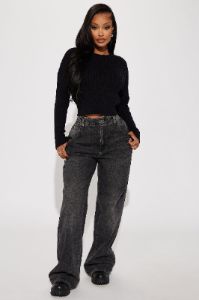 Lola Sweater - Black sold by Fashion Nova