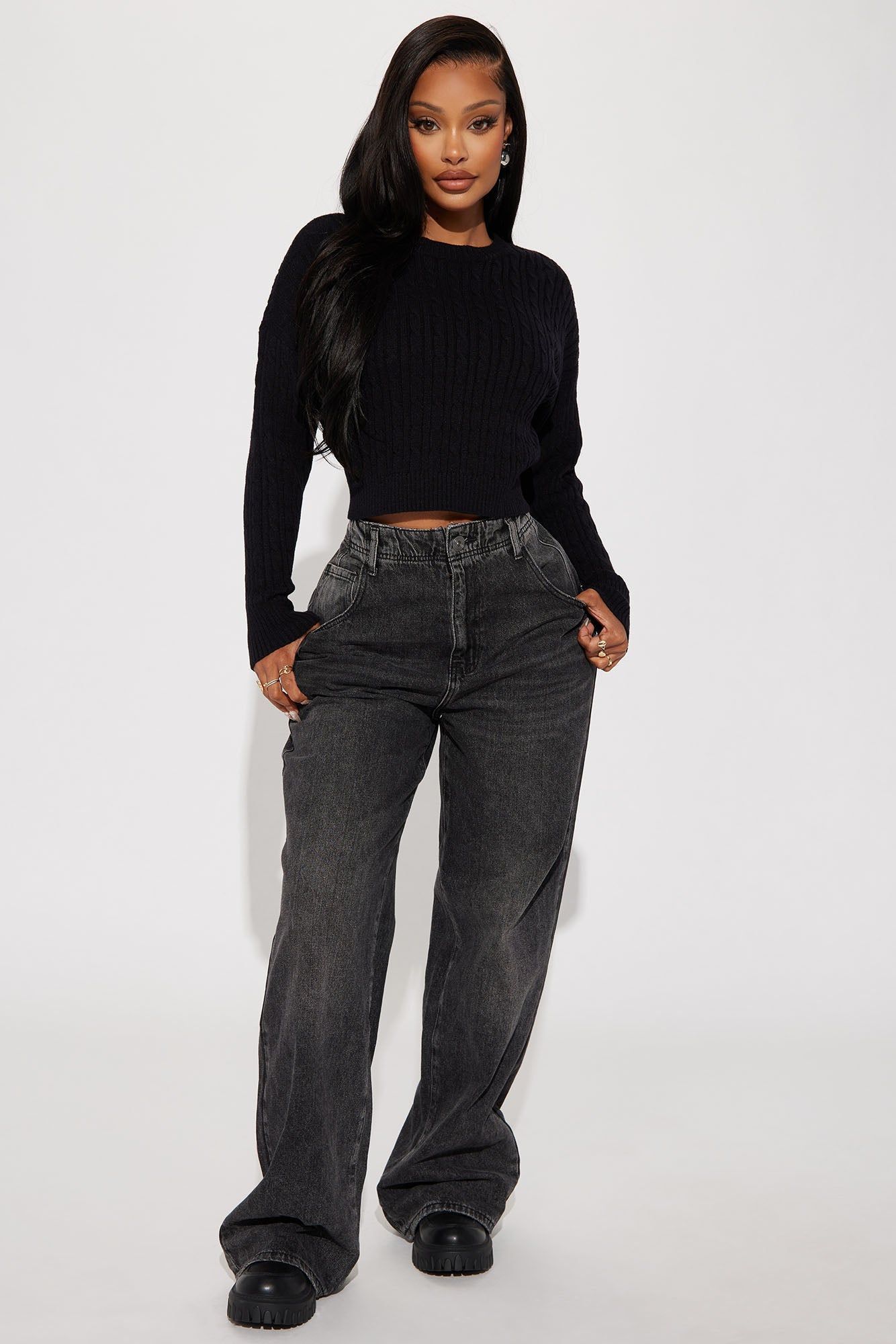 Lola Sweater - Black sold by Fashion Nova product image thumbnail 2