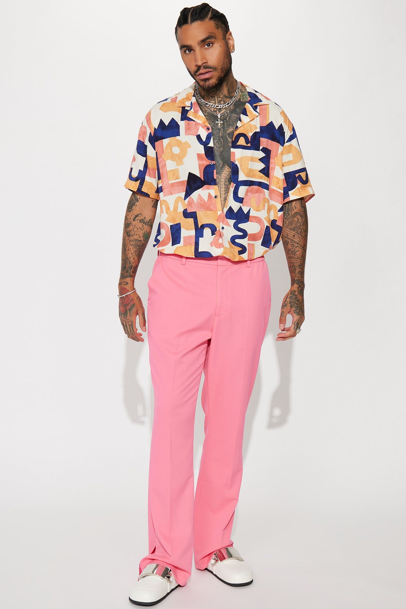 Stencil Like Button Up Shirt - Multi Color sold by Fashion Nova product image thumbnail 2