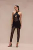 Wilder Mesh Jumpsuit - Black sold by Fashion Nova