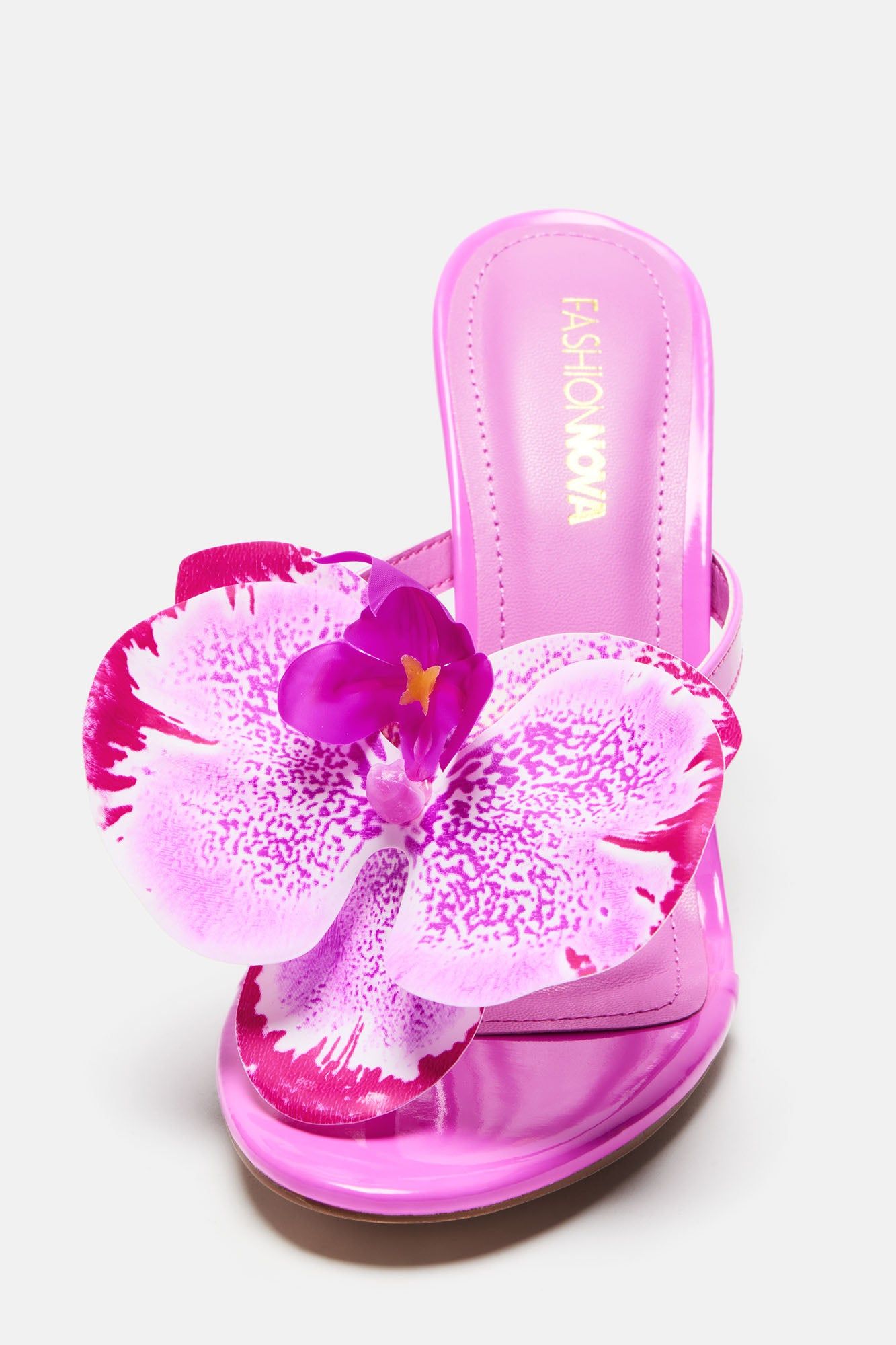 Floral Girl Heeled Sandals - Pink sold by Fashion Nova product image thumbnail 5