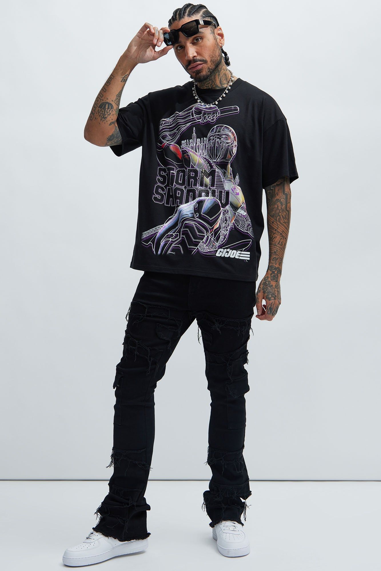 GI Joe Storm Shadow Oversized Short Sleeve Tee - Black sold by Fashion Nova product image thumbnail 2