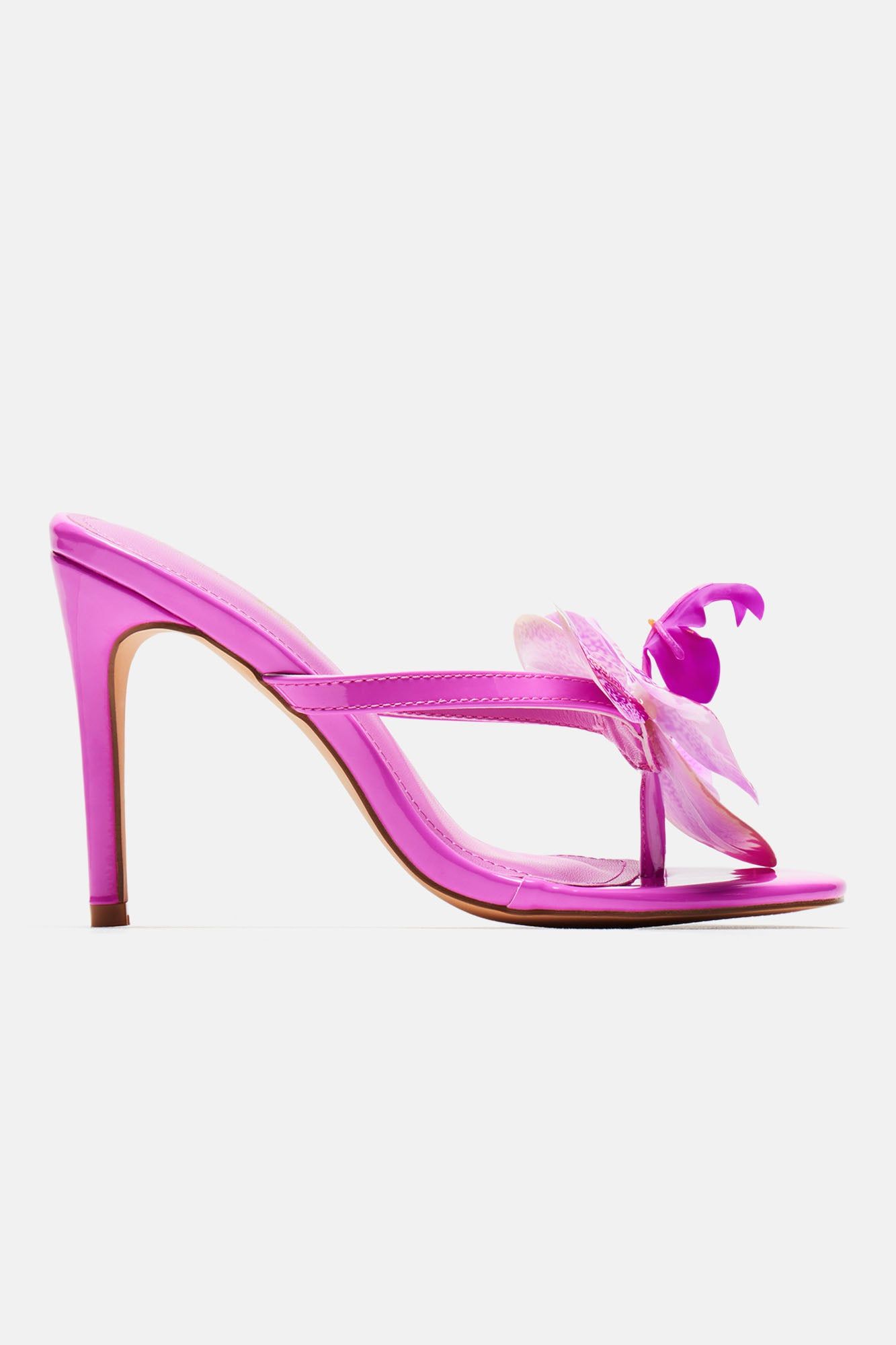 Floral Girl Heeled Sandals - Pink sold by Fashion Nova product image thumbnail 4