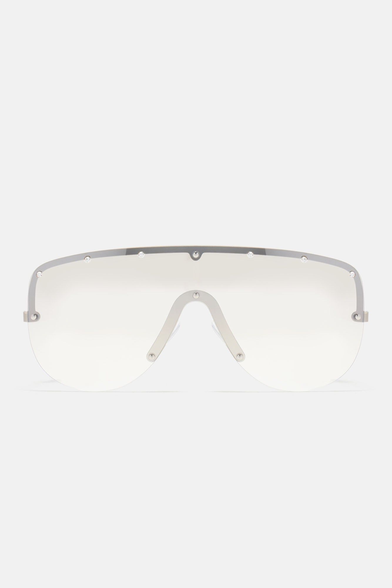 Never Too Serious Sunglasses - Silver sold by Fashion Nova product image thumbnail 2