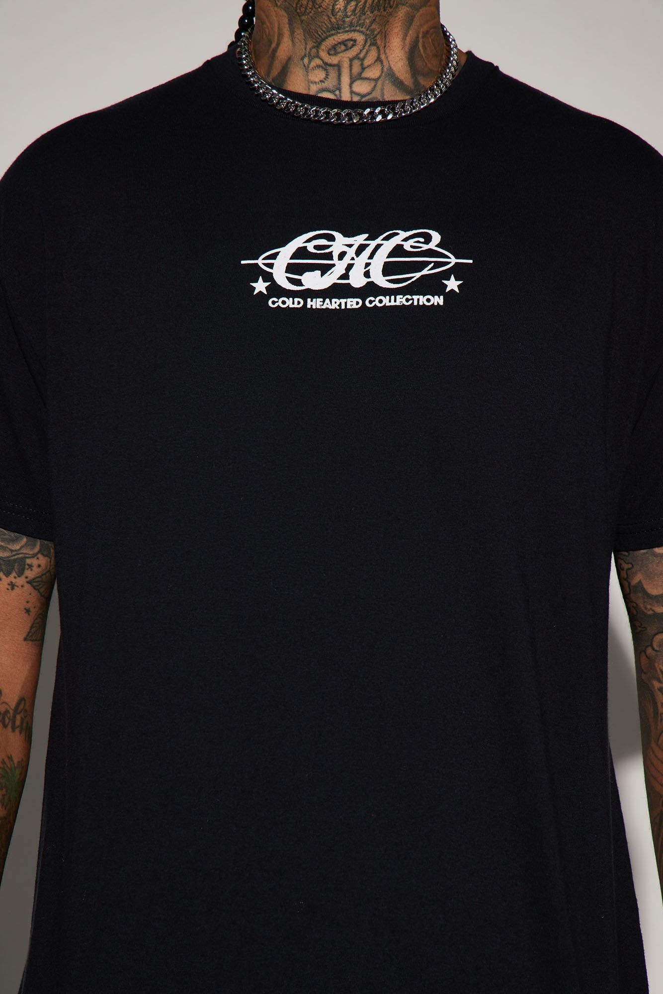 Cold Hearted Collection Short Sleeve Tee - Black sold by Fashion Nova product image thumbnail 3