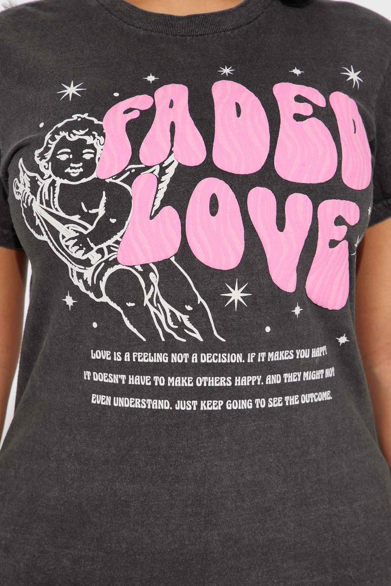 Faded Love Washed Graphic Tee - Charcoal sold by Fashion Nova product image thumbnail 2
