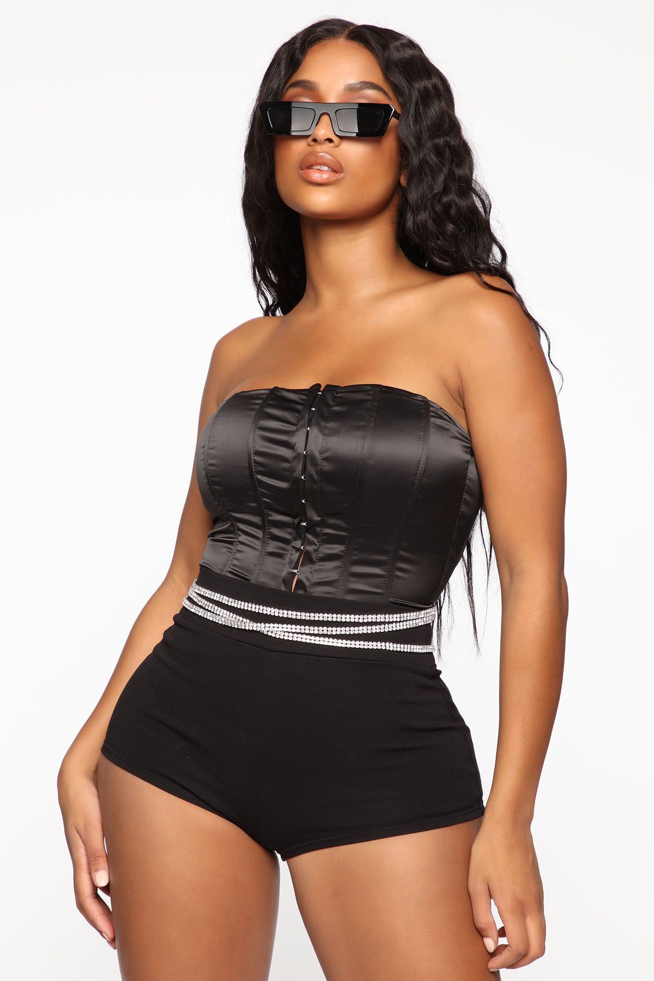 Wrap Me Up Rhinestone Belt - Silver sold by Fashion Nova product image thumbnail 2