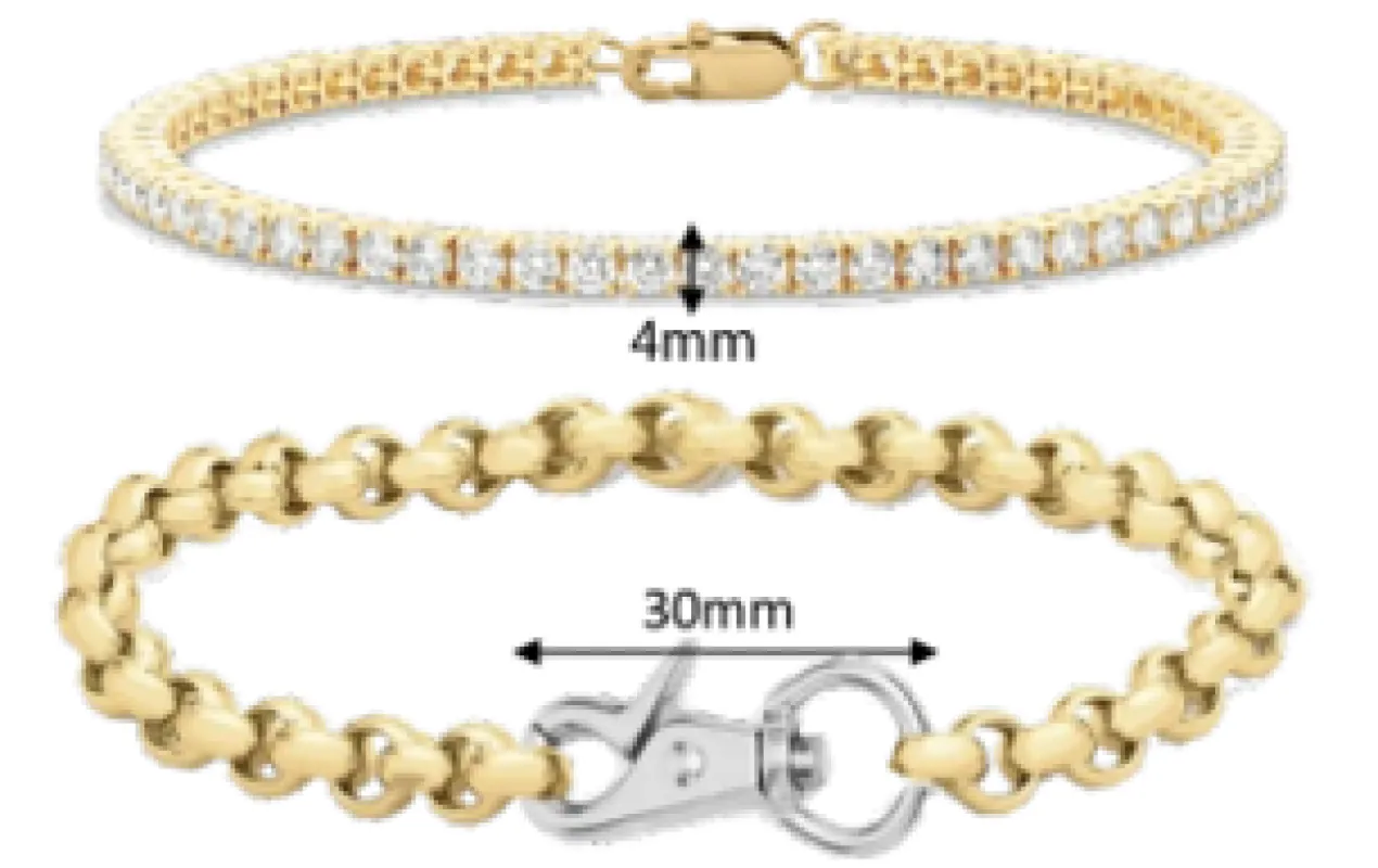 Stay Off My Mind Bracelet Set - Gold sold by Fashion Nova