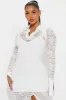Alice Collar Lace Maxi Dress - White sold by Fashion Nova