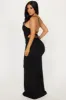 Santana Lace Up Back Gown - Black sold by Fashion Nova