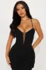 Santana Lace Up Back Gown - Black sold by Fashion Nova