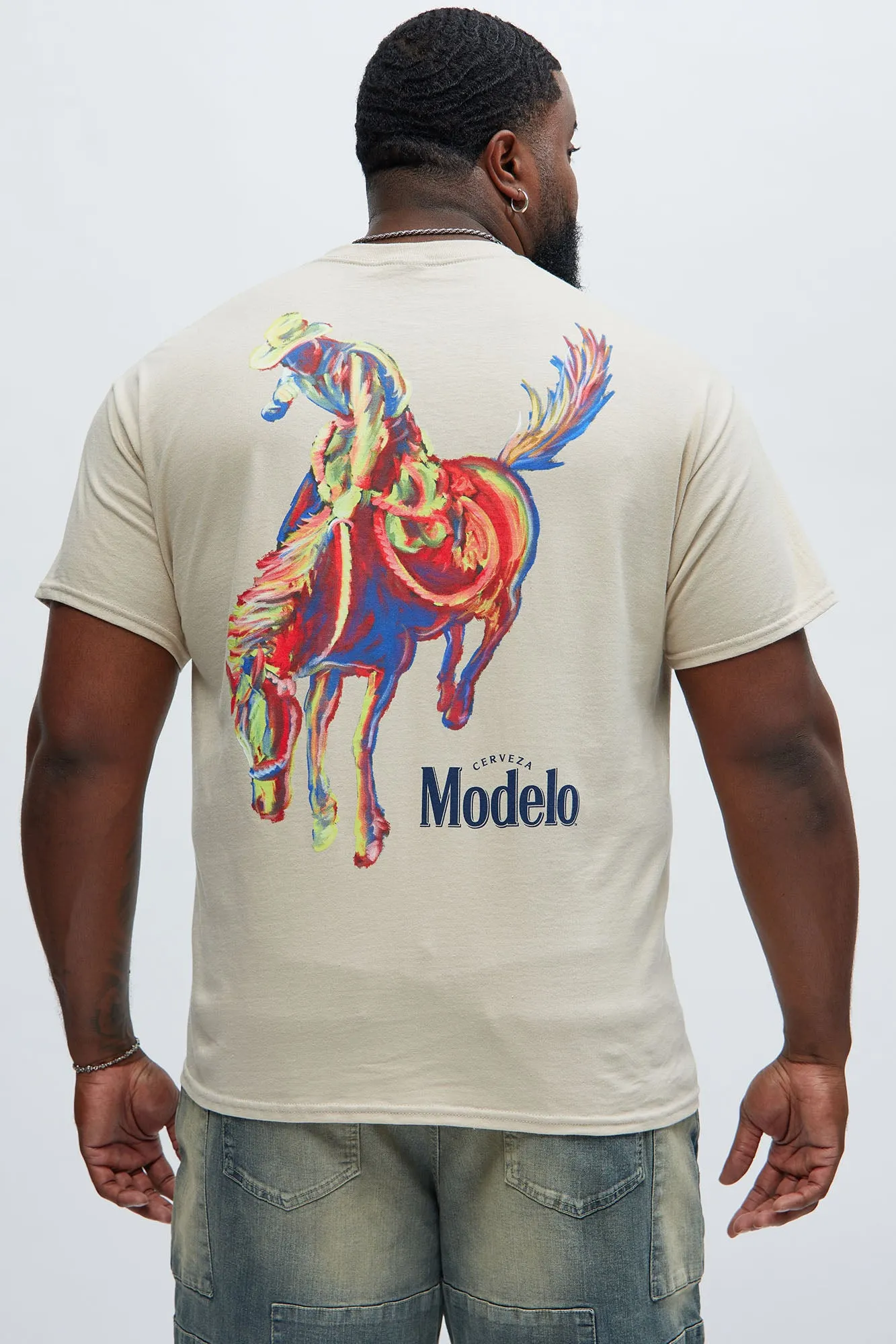 Modelo Rodeo Short Sleeve Tee - Sand sold by Fashion Nova product image thumbnail 5