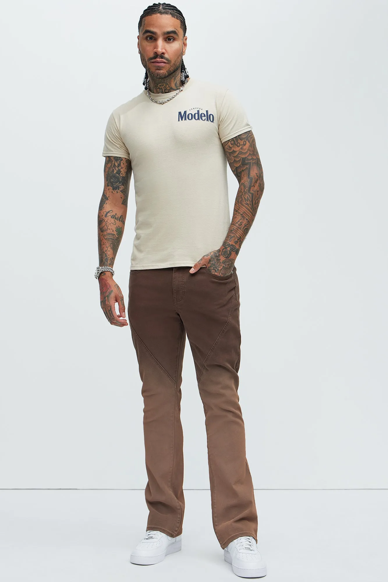 Modelo Rodeo Short Sleeve Tee - Sand sold by Fashion Nova product image thumbnail 2