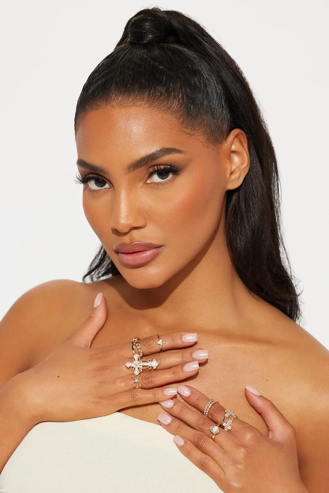 Cheers To New Blessings Ring Set - Gold sold by Fashion Nova product image thumbnail 2