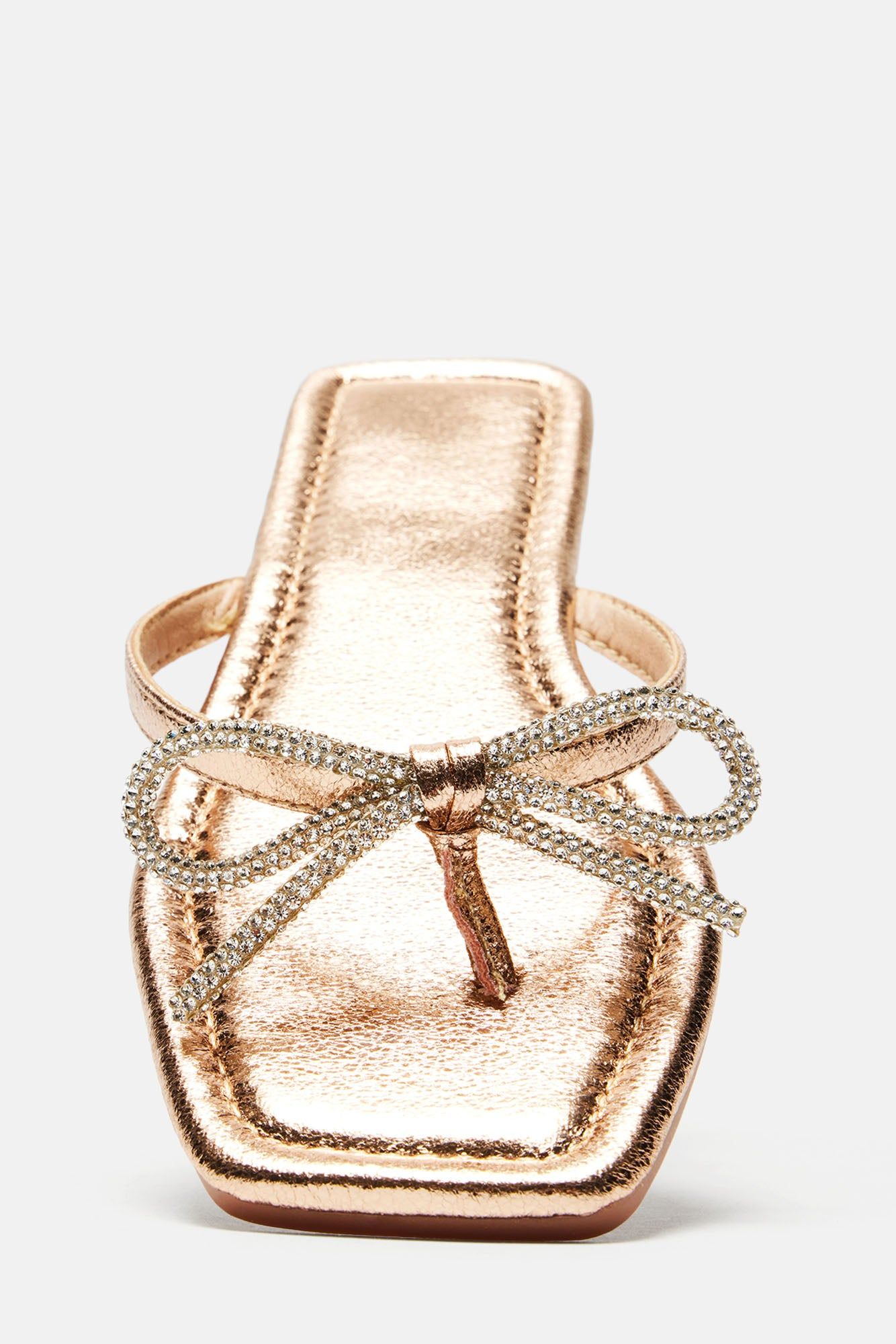 That's My Bestie Flat Sandals - Rose Gold sold by Fashion Nova product image thumbnail 3