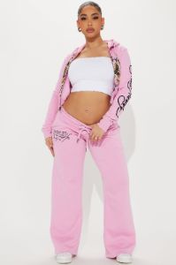Ed Hardy New York Eagle Pant - Pink sold by Fashion Nova