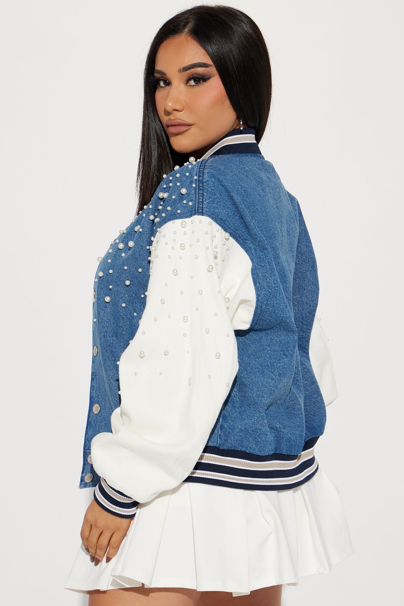 Over The Top Jacket - Medium Wash sold by Fashion Nova product image thumbnail 4