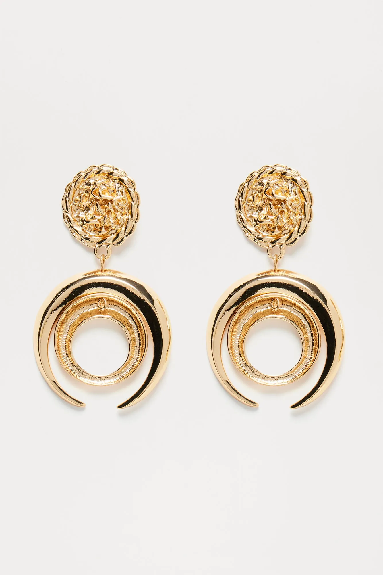 Escondido Farms Earrings - Gold sold by Fashion Nova