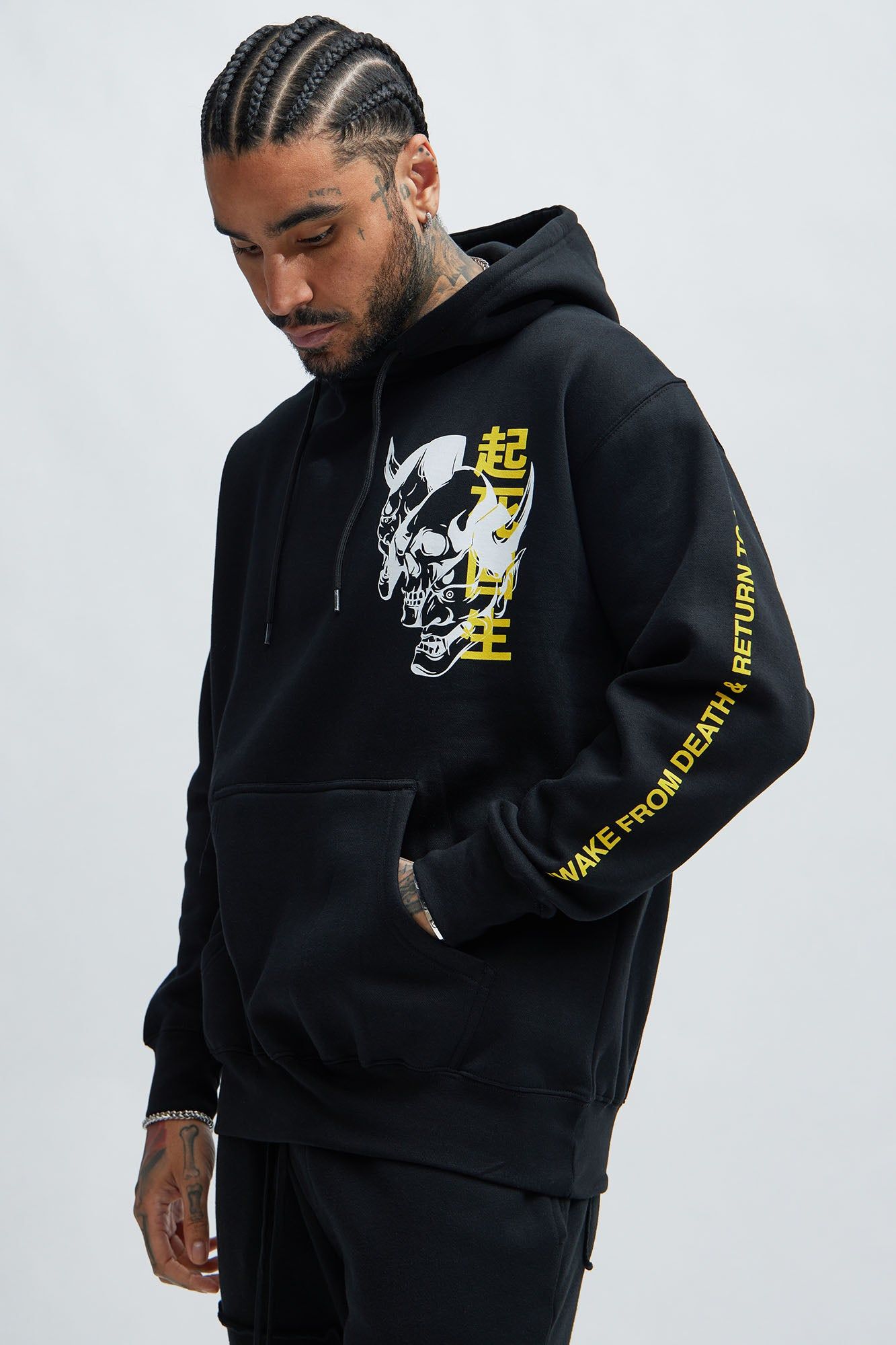 Return To Life Hoodie - Black sold by Fashion Nova