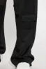 Street Vibe Wide Leg Jogger - Black/White sold by Fashion Nova