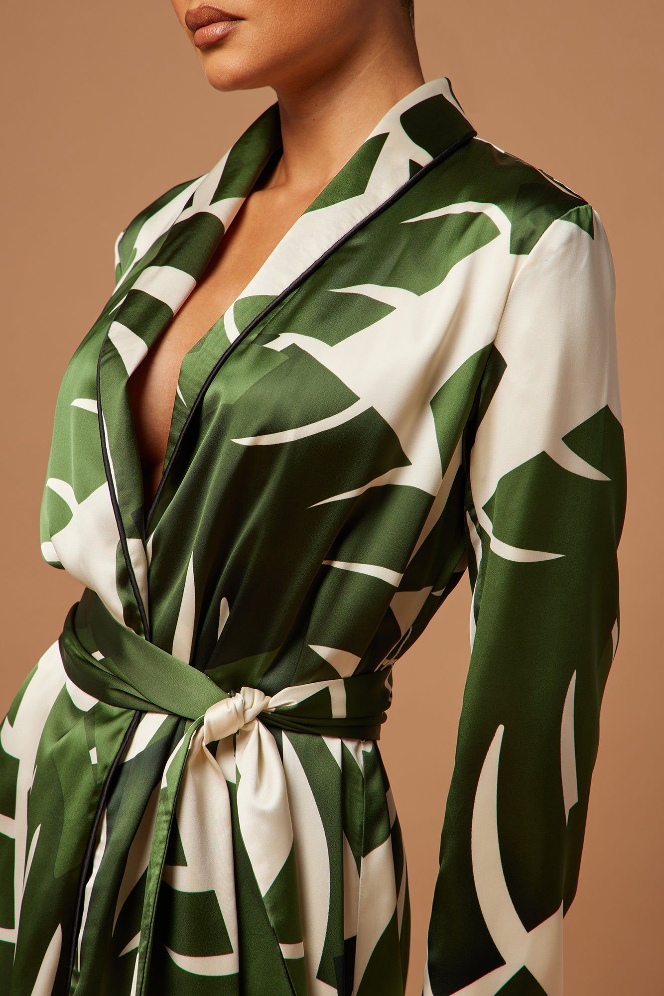 Jordan Satin Maxi Dress - Green sold by Fashion Nova product image thumbnail 2