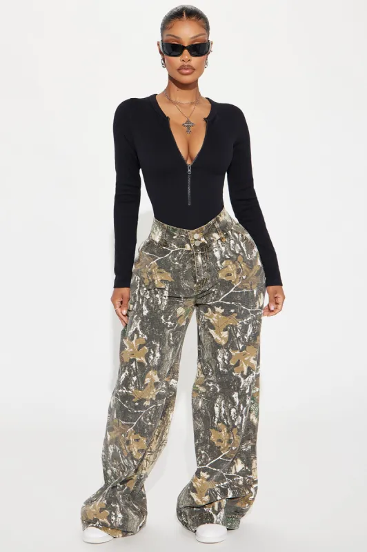 That Girl Embellished Camo Ripstop Pant - Olive/combo sold by Fashion Nova