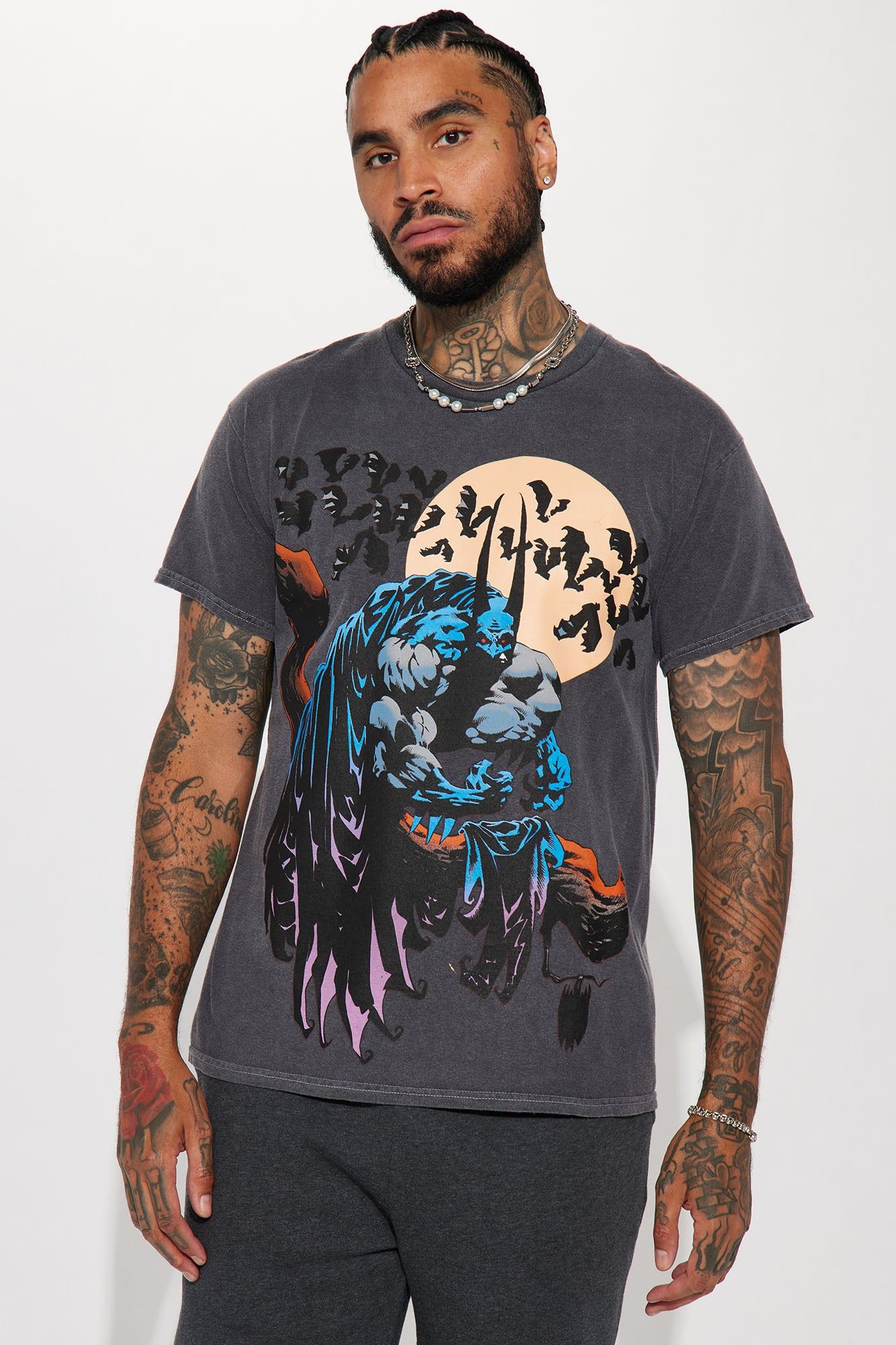 Batman Vampire Short Sleeve Tee - Black sold by Fashion Nova