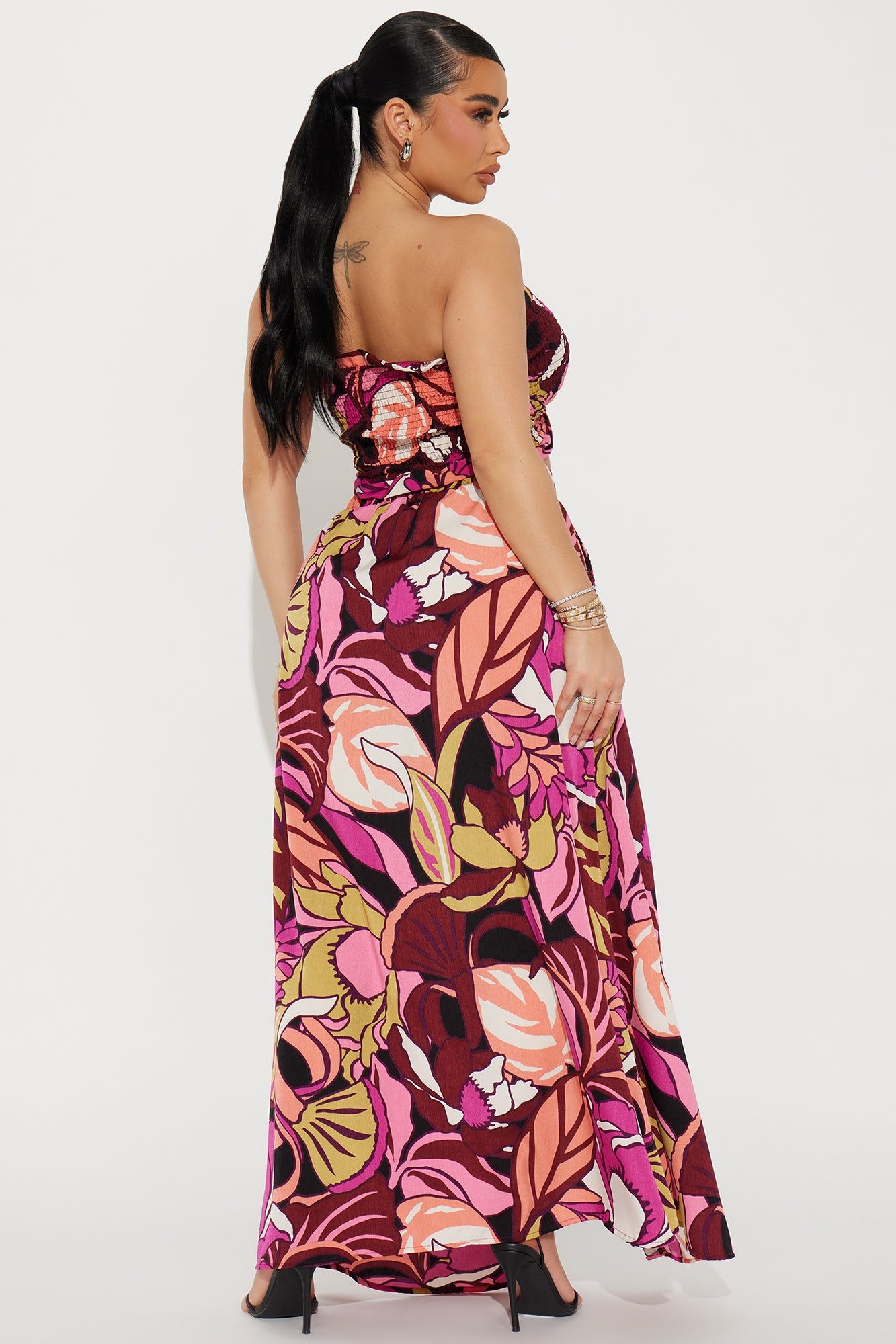 Feeling Flirty Skirt Set - Fuchsia/combo sold by Fashion Nova product image thumbnail 3