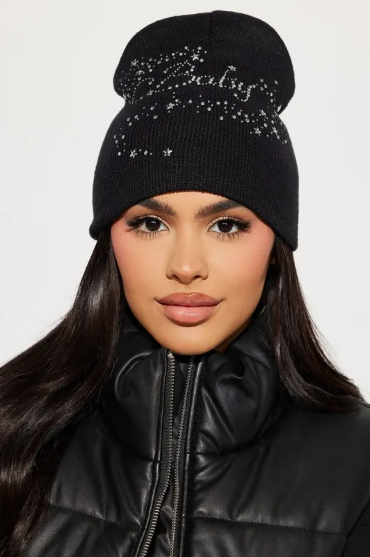 Shine On Baby Beanie - Black sold by Fashion Nova