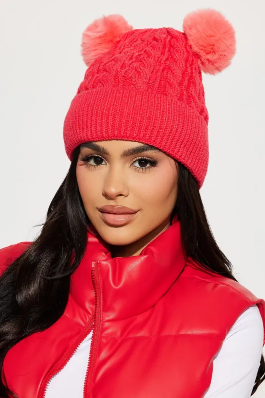 Soft Snuggles Beanie - Pink sold by Fashion Nova