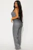 Lia Sparkle Pant Set - Charcoal sold by Fashion Nova