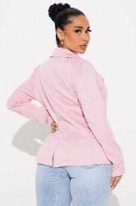 The Iris Blazer - Pink sold by Fashion Nova