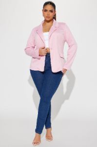 The Iris Blazer - Pink sold by Fashion Nova