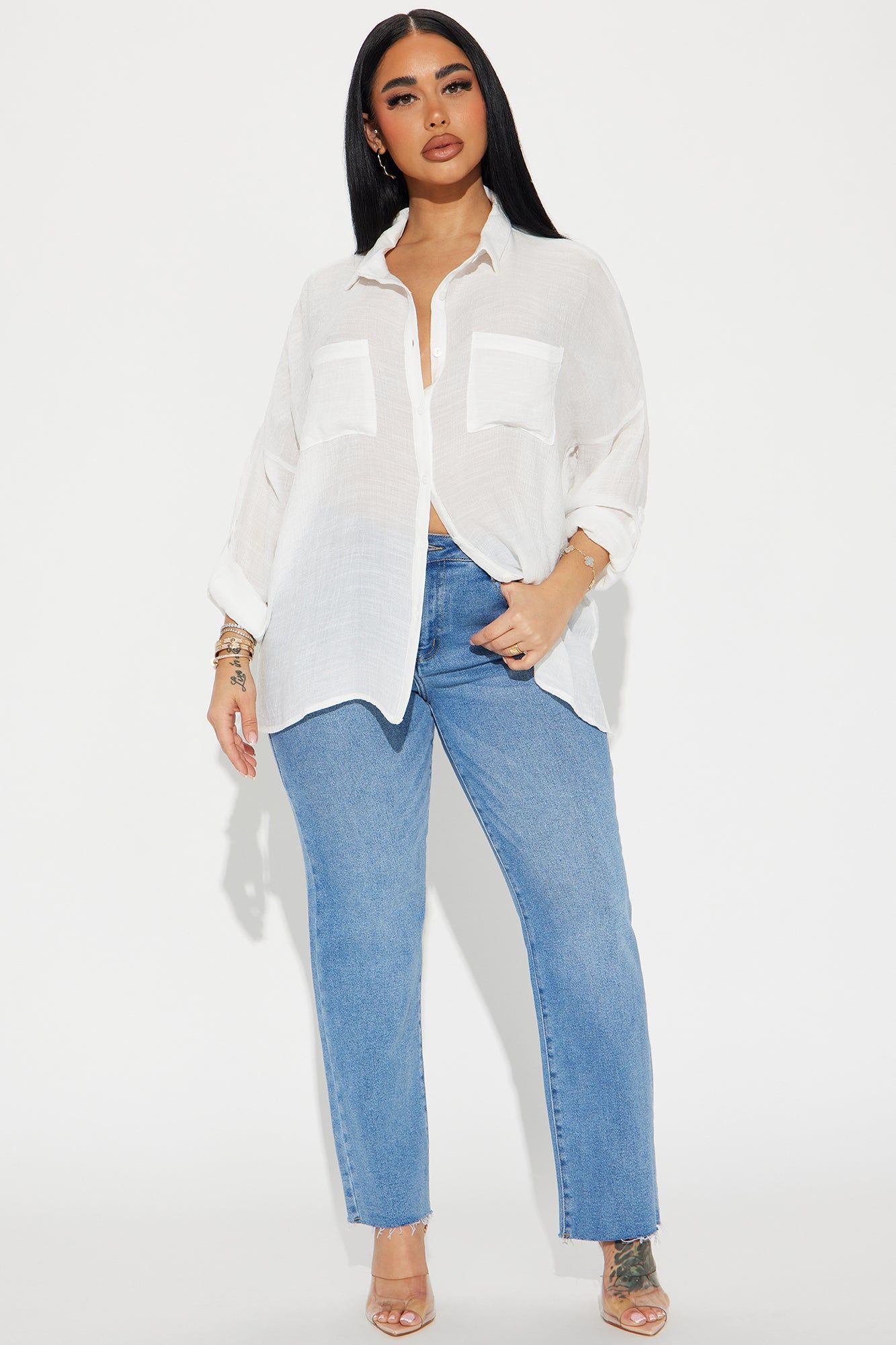 Tatum Shirt - Off White sold by Fashion Nova product image thumbnail 2