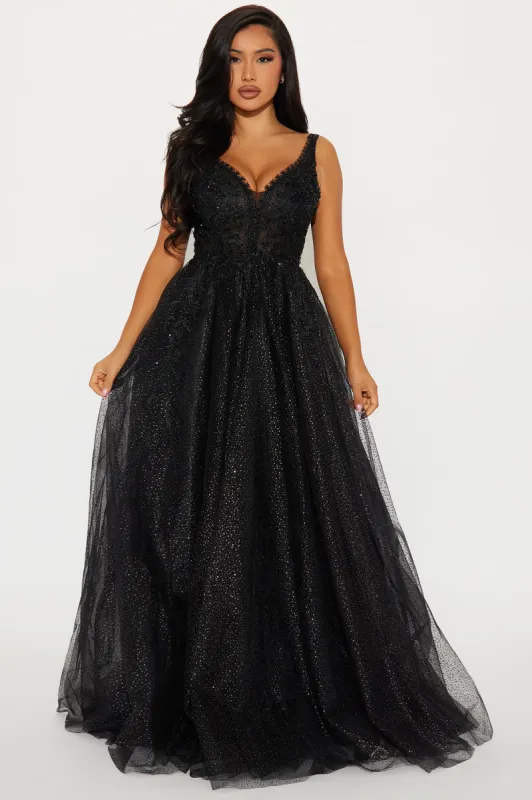 Enchanting Ball Gown - Black sold by Fashion Nova