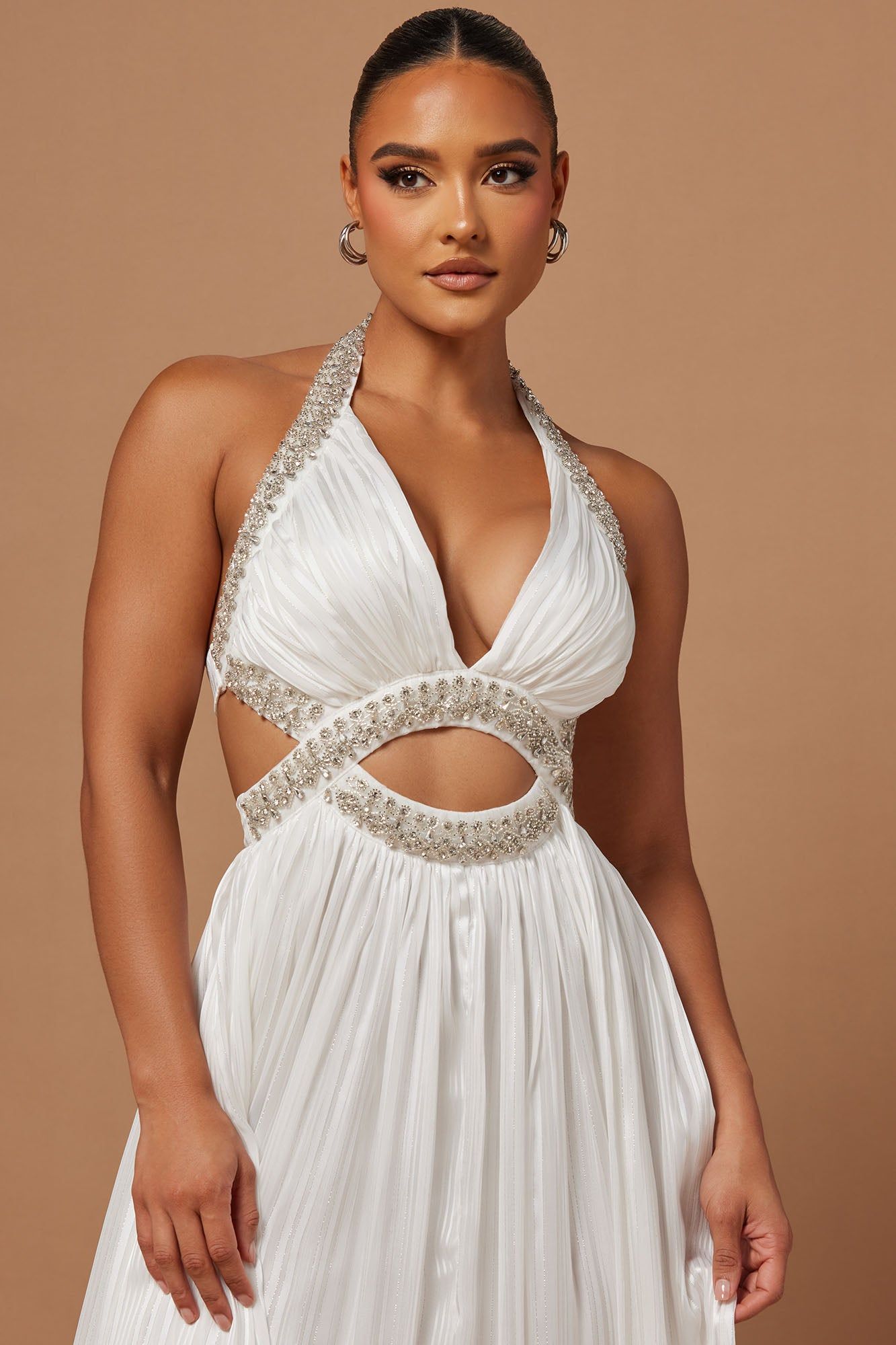 Ava Embellished Gown - White sold by Fashion Nova product image thumbnail 2