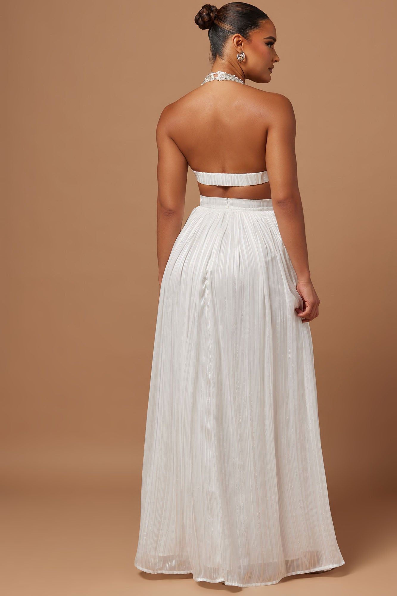 Ava Embellished Gown - White sold by Fashion Nova product image thumbnail 4