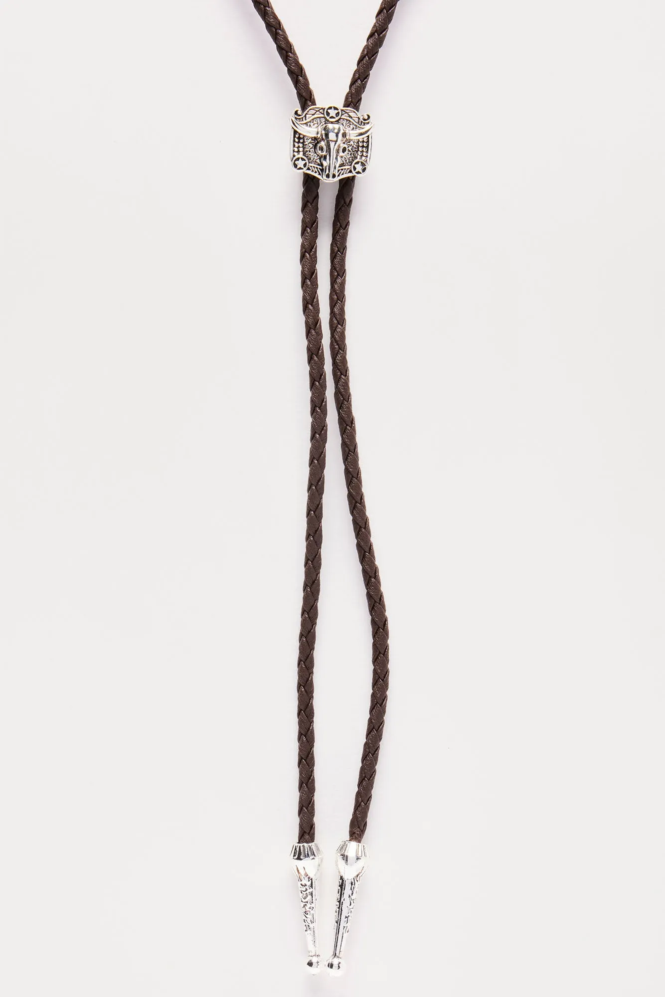 By The Horns Bolo Tie Necklace - Brown sold by Fashion Nova product image thumbnail 3