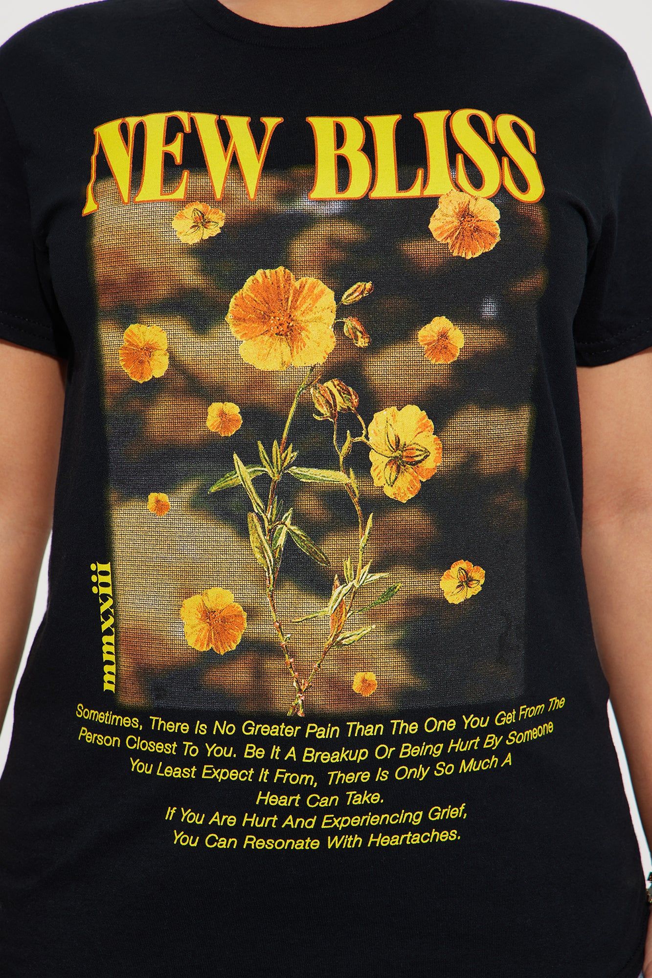 New Bliss Graphic Tee - Black sold by Fashion Nova product image thumbnail 3
