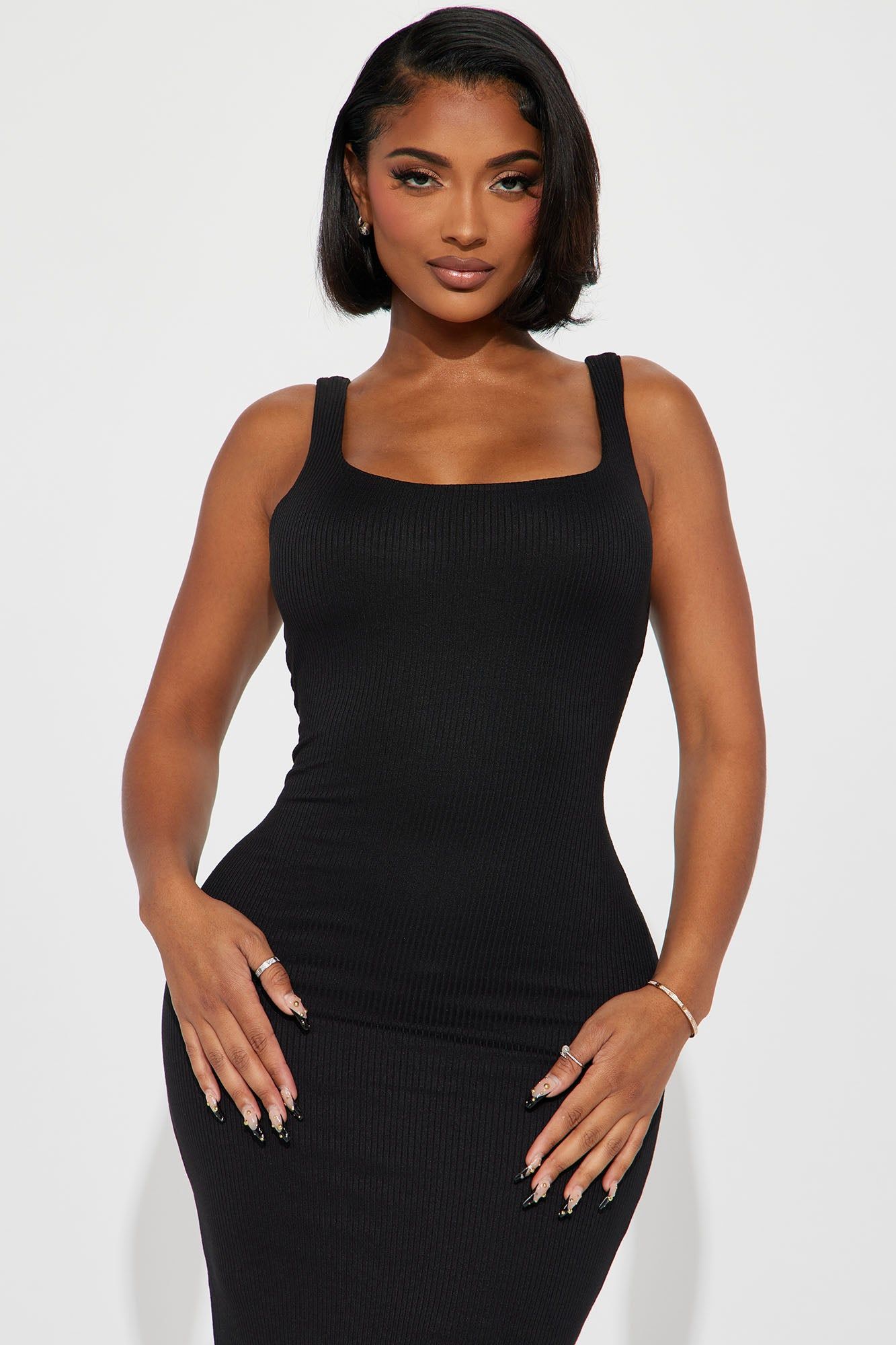 Alexis Ribbed Maxi Dress - Black sold by Fashion Nova product image thumbnail 2